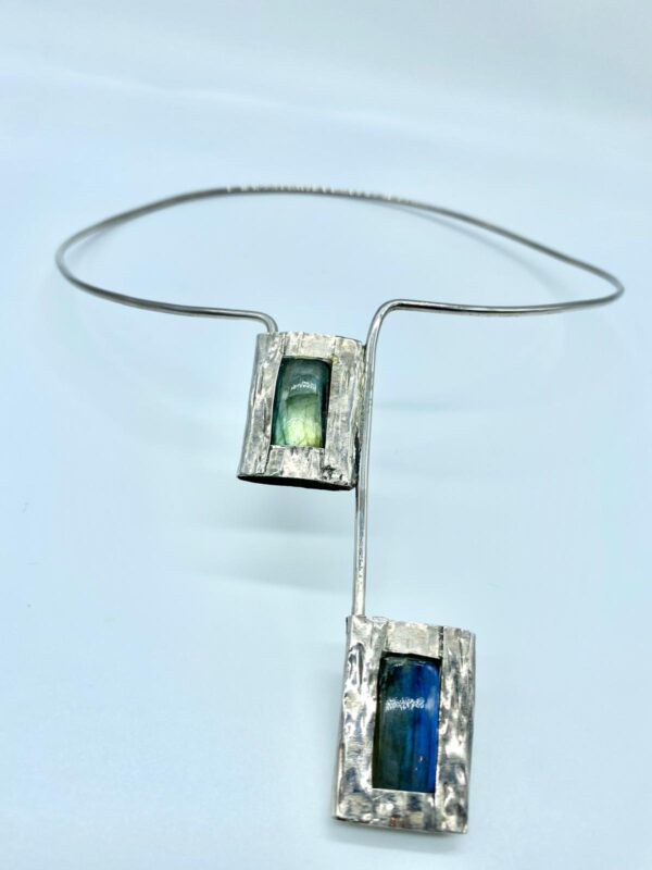 collana argento e labradorite 2